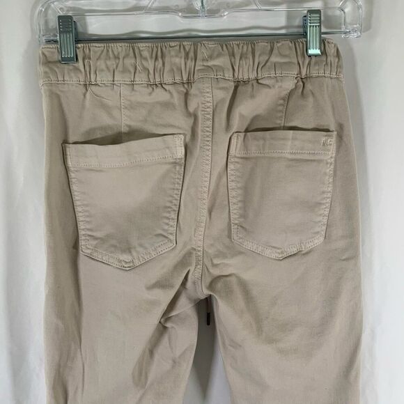 American Eagle Pants Womens 2 Beige Drawstring Next Level Stretch Cotton Blend - Picture 8 of 9